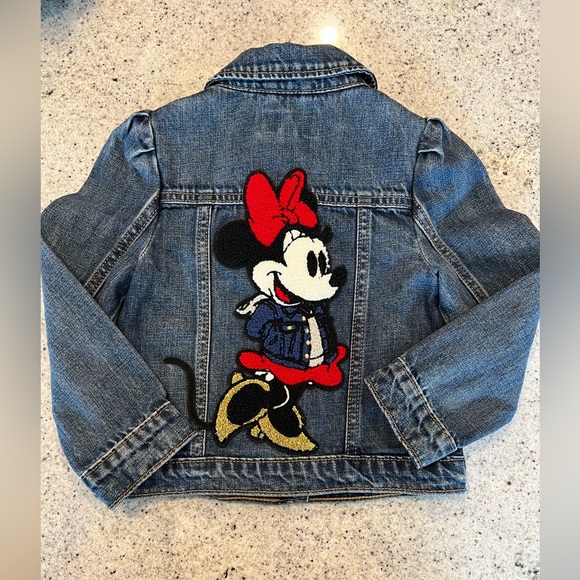 Disney Other - Gap Disney Minnie Mouse Jean Jacket Size 4
